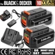 5.0Ah For Black Decker 40Volt Max Lithium Battery/Charger LBXR36 LBX2040 LSW36