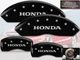 2003-2008 "Honda" Pilot Front + Rear Black MGP Brake Disc Caliper Covers 4pc Set