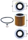 Mahle Ox 387D oil filter for Alpina, BMW, BMW (Brilliance)