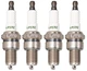 4x Spark Plug Chicago Electric Storm CAT 60338 66619 69381 63cc 2HP Generator