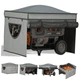 Generator Covers While Running, Waterproof Heavy 32x24x24 Gray,with bracket