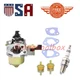 16100-ZE7-W21 Carburetor w/Gaskets Fits Honda GX120 GX160 GX168 GX200 Generators