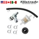 8pcs Fuel Tank Grommet+Shut Off Valve Kit fits Power Back GT5250 WK generator