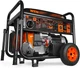 WEN 14,500-W Portable Tri-Fuel Gas Powered Generator, Electric Start, CO Sensor