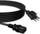UL 6ft AC Power Cord for Bluetti EB3A 600W Portable Power Station 120V AC/9A Max
