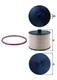 Mahle KX 201D Fuel Filter for Citroen, Fiat, Ford, Lancia, Peugeot, Toyota, Volvo