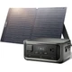 600W Portable Power Station Generator  LiFePO4 Battery 100W Flexable Solar Panel