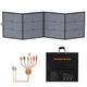MHPOWOS Portable Solar Panel 220W 110W for ECOFLOW RIVER 3 Plus Power Station