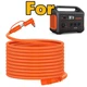 9.9FT 3M 8mm Extension Cable 14AWG Compatible with EcoFlow RIVER 2 / RIVER Max