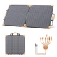 MHPOWOS Foldable Bifacial Solar Panel 100W for Ecoflow River 2 Pro River 2 Max