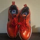 Champion 93 Eighteen Metallic Red Lace Up Low Top Men's Athletic Sneakers