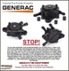  GENERAC GUARDIAN 0F6263 Fuel Pump Vacuum Impulse SUPER FAST SHIPPING!!!