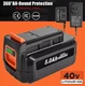 40 Volt for Black and Decker 40V 4.5Ah 5.0Ah Max Lithium Battery LBX2040 LBXR36