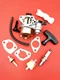 16100-ZF6-V01 Carburetor W/Fuel Line Fit For Honda GX340 GX390 188F 11HP 13HP