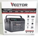 VECTOR VECLIPS4 500 Watt Portable Power Station with 444 WH Li-On Battery