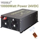10000W Pure Sine Wave Inverter 24V to 120V Power Converter Solar Remote Control