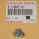 NOS GENUINE Kawasaki  130B0510 Flanged Bolts EN EX KXT ZL ZN ZX 1984-2007 QTY 2