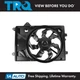 TRQ Left Radiator Cooling Fan Assembly Fits 2012-2018 Chevrolet Sonic