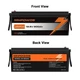 12V 200Ah Lithium Battery LiFePO4 Cells BMS Deep Cycle for camping RV Boot power