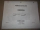 KAWASAKI KG550A GENERATOR ENGINE PARTS MANUAL BOOK CATALOG