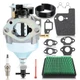 Carburetor For Honda GCV170LA Lawn Mowers HRN216 Repl 16100-Z9L-811 w/ Gaskets