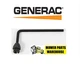 NEW GENUINE OEM GENERAC GUARDIAN 0F8869D KEY VISE ACTION LATCH KEY