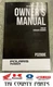 Genuine OEM Polaris P3200 P3200IE Generator Owner's Manual 9931063