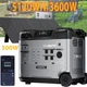 OUKITEL 5120Wh 3600W Portable Power Station with Solar Panel for Home Backup RV
