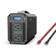 BESTEK 1200 Watt Power Inverter, 12V DC to 1200w Modified Sine Wave, Grey 