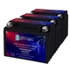 Mighty Max YTX9-BS SLA Battery for Honda EU3000 Generator 2000-2011 - 3 Pack