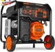 WEN DF8000X 8000 Watt Dual Fuel Electric Start Generator with CO Watchdog