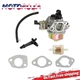 Carburetor W/Fuel Line Fit For Honda GX340 GX390 16100-ZF6-V01 11HP 13HP