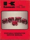 KAWASAKI PORTABLE GENERATOR Models KG550A KG750A KG1100A KG1600A Service Manual 