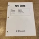 VINTAGE Kawasaki FA76D-24 & 34 ENGINE PARTS CATALOG