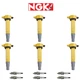 NGK G-Power Laser Double Platinum Spark Plug + Energy Ignition Coil For Dodge