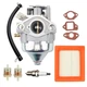 Carburetor for Honda GCV170LA Lawn Mowers HRN216 Repl 16100-Z9L-811 w Gaskets