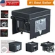 Waterproof Generator Cover 32x24x24&rdquo; for 3000W-12000W Generators, Opens Easily