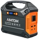 AIMTOM 42000mAh 155Wh Power Station, Emergency Backup Power Supply with Flash...