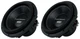 (2) Power Acoustik BAMF-122 12" 3500 Watt Car Audio Subwoofers DVC 2-Ohm Subs
