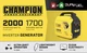 Champion Power Equipment 100402 2000-Watt Dual Fuel Portable Inverter Generator