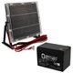 Mighty Max 12V 15AH F2 SLA Replaces Goal Zero Yeti 150 Solar + 12V Solar Panel