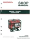 Honda EB3000 And EB4000 Generator Shop Manual : 6189910E2