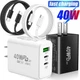 Fast Charger 20W PD Cable Power Adapter Type-C For Motorola Moto G50 G30 G20 G10