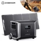 Dabbsson 3430Wh 3600W Power Station Solar Generator w/ Foldable Solar Panel 210W