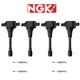 NGK Laser Iridium Spark Plug + Ignition Coil For Engine Nissan Altima 2.5L L4