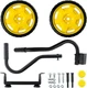 Generator Wheel Kit Compatible with Champion 2800-4750w 8 inches, Black 