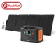 Flashfish E200 Portable Power Station 200W 151Wh with 60W Foldable Solar Panel