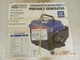 GENERATOR-CHICAGO ELECTRIC Portable Generator 2HP 800/900W 5 Hour Run Time- NEW