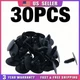 Clips 0.85inx0.98in Black Fender Liner For Jeep Grand Cherokee Nylon Push Pin