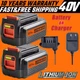 40V 5.0Ah for Black+Decker 40 Volt Max Lithium Battery / Charger LBXR36 LBX2040